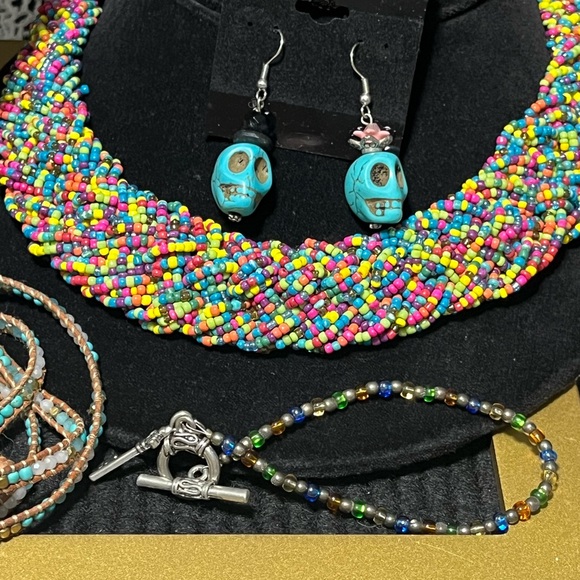 Turquoise and Silver Jewelry Lot - Picture 7 of 13